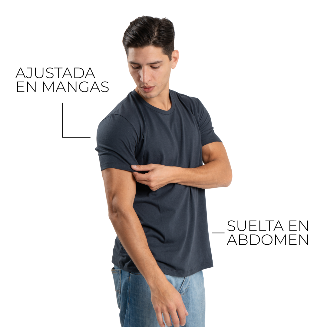 Pack 3 Remeras Elementales Algodon 100% orgánico
