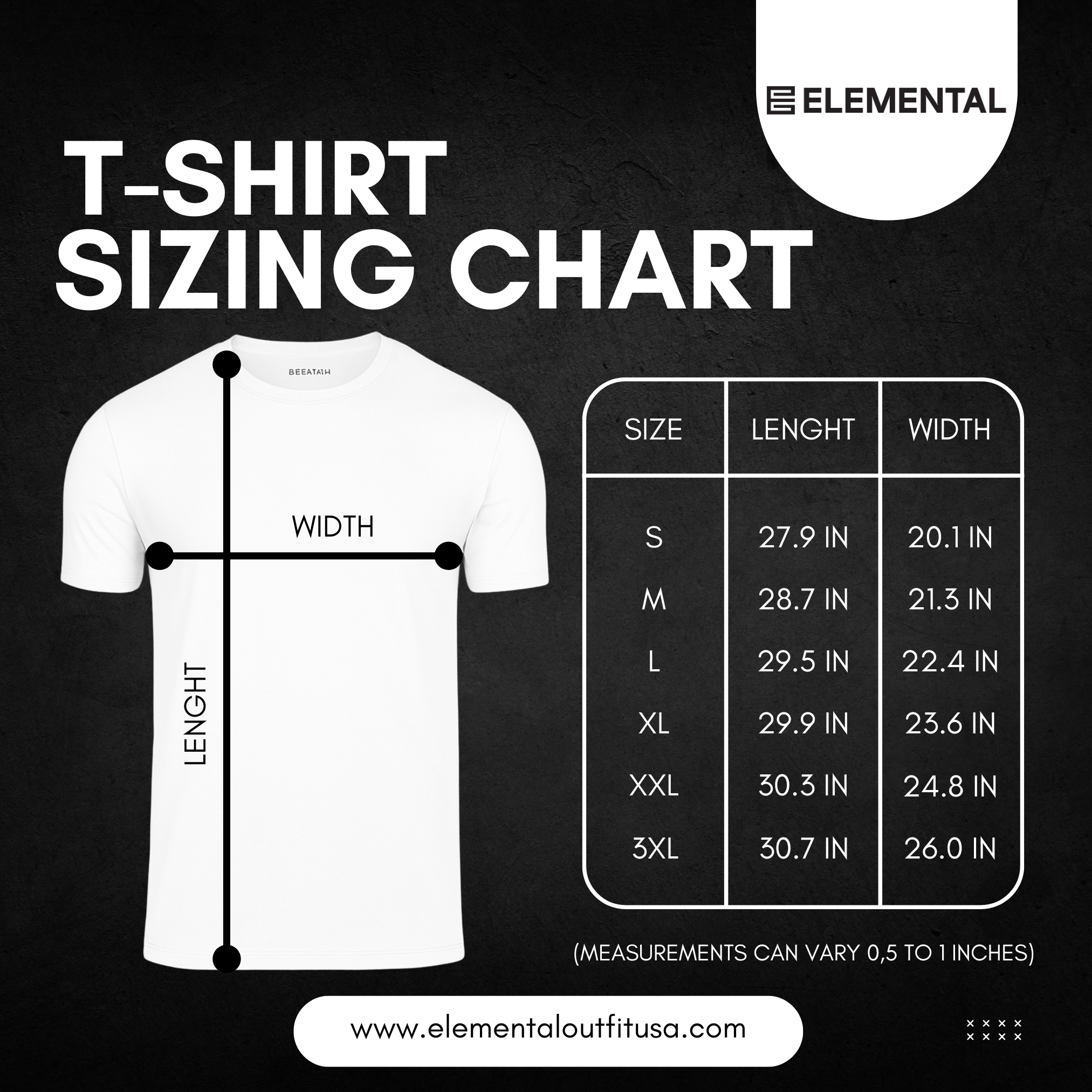 Elemental Tee 100% Organic Cotton
